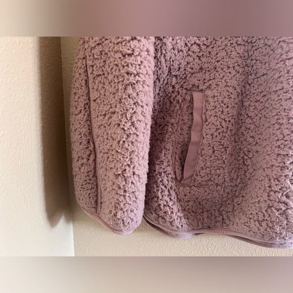 Time and Tru Sherpa Fluffy Teddy Pullover Light Pink Women's Size 16/18 XL - Picture 6 of 8